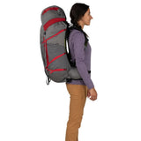 Osprey Eja Pro womens through hiking backpack side view