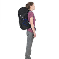 Osprey Tempest Women's 40 Litre Light Backpacking / Overnight Backpack in use side view