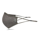 Pacsafe Silver Ion Face Mask Side View Silver Grey