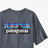 Patagonia P6 logo responsibilitee plume grey