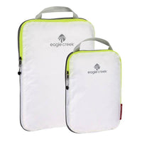Eagle Creek Pack-It Specter Compression Cube Set - 2 packing cubes white strobe green