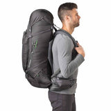 Gregory Baltoro 65 Litre Hiking Backpack Onyx Black in use