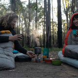 Jetboil Stash Compact Lightweight Hiking Stove and Cookset in use outdoors