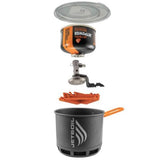 Jetboil Stash Compact Lightweight Hiking Stove and Cookset parts