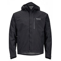 Marmot Men's Minimalist Jacket Goretex Paclite Black front view