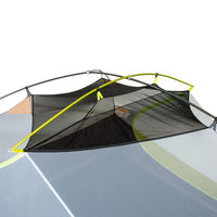 Nemo Dragonfly 3 Person Hiking Backpacking Tent top view