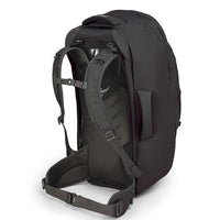 Osprey Farpoint 80 Litre Travel Backpack Volcanic Grey harness