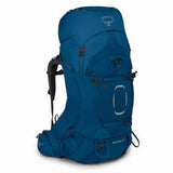 Osprey Aether 65 Litre Men's Hiking Mountaineering Backpack Deep Water Blue