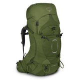 Osprey Aether 65 Litre Men's Hiking Backpack Garlic Mustard Green