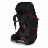 Osprey Aether Plus 85 Litre Men's Hiking Backpack Black harness