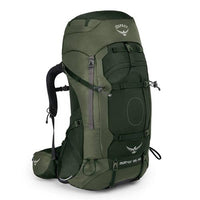 Osprey Aether AG Men's 85 Litre Hiking / Mountaineering Backpack with Raincover Adirondack green
