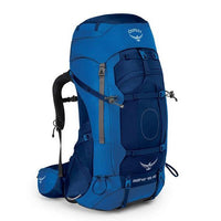 Osprey Aether AG Men's 85 Litre Hiking / Mountaineering Backpack with Raincover neptune blue