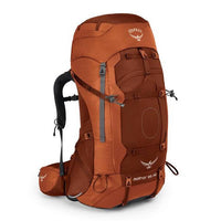 Osprey Aether AG Men's 85 Litre Hiking / Mountaineering Backpack with Raincover outback orange