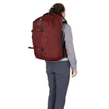 Osprey Fairview 40 Litre Women's Carry On Travel Backpack in use rear view