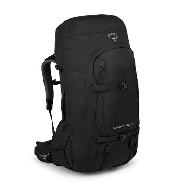 Osprey Farpoint Trek 75 Litre Trek and Travel Back Pack with Free Aircover Raincover Pack Light