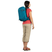 Osprey Skimmer Women's 20 Litre Hydration Backpack in use rear view