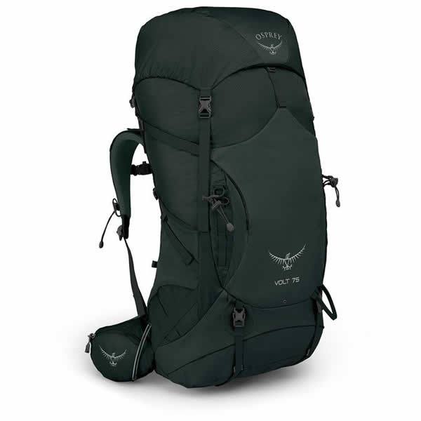 Osprey Volt 75 Litre Men's Hiking Mountaineering Backpack Conifer Green