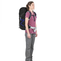 Osprey Tempest Women's 40 Litre Light Backpacking / Overnight Backpack in use front view