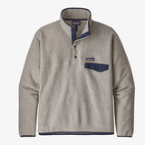 Patagonia Men's Lightweight Synchilla Snap T Fleece Pullover Oatmeal Heather 
