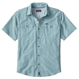 Patagonia Men's Short Sleeve Sol Patrol II Travel Shirt, 30 UPF tubular blue