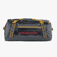 Patagonia Black Hold Duffle 55 litre smolder blue with buckwheat gold