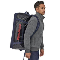 Patagonia Black Hole Duffle Bag 70 Litres in use on back
