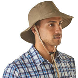 Patagonia Men's Mickledore Bucket Hat in use front view