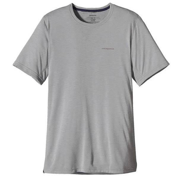Patagonia Men s Short Sleeved Nine Trails Running T Shirt Pack Light