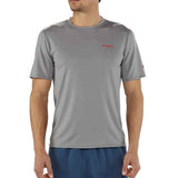 Patagonia Men's RO Sun Tee 50 UPF Tee Shirt front view in use
