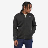 Patagonia Men's Better Sweater Fleece Jacket Black in use front view