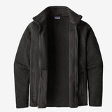 Patagonia Men's Better Sweater Fleece Jacket Black unzipped