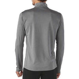 Patagonia Men's Capilene Midweight Zip-Neck Thermal Top in use rear view