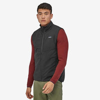 Patagonia Men's Nano Air Vest in use front view black