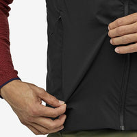 Patagonia Men's Nano Air Vest in use stretch