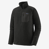 Patagonia Mens R1 Air Zip Neck Fleece Top black
