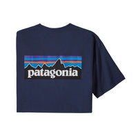 Patagonia Men's P 6 logo t-shirt classic navy