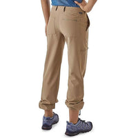 Patagonia Women's Happy Hike Pants Lightweight Quick Dry Hike and Travel Pants in use rear view