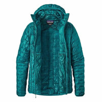 Patagonia Women's Micro Puff Hoody Synthetic Insulated Jacket Unzipped