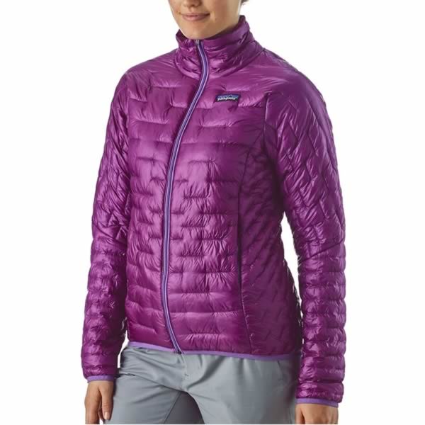 Patagonia Womens Micro Puff Insulated Jacket in use front view