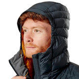 Rab Men's Microlight Down Hoody in use