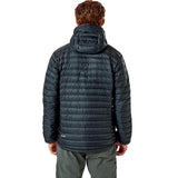 Rab Men's Microlight Down Hoody rear view in use