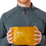 Rab Men's Microlight Down Hoody stuffed away into stuff sack