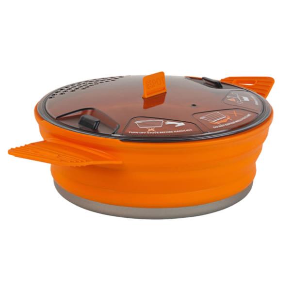 Sea to Summit X-Pot collapsible cooking pot 1.4 L (Orange) - Seven Horizons