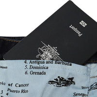 Vigilante Womens Gatechanger Travel Jeans passport pocket