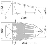 Wilderness Equipment First Arrow - Lightweight 2 to 3 Person Hiking / Expedition Tent - Seven Horizons