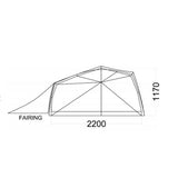 Wilderness Equipment Space 3 Wind Vestibule in drawing