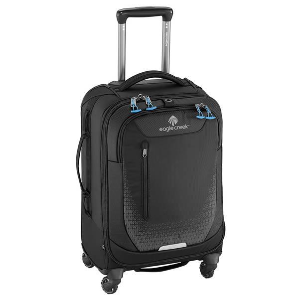 Eagle Creek Expanse AWD 4 Wheeled Soft Case Luggage Carry On Luggage Black Front View