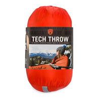 Grand Trunk Tech Throw Travel Quilt Blanket Bright Crimson stuff sack