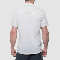 Kuhl Airspeed Men's Short-Sleeve Quick-Dry Travel Shirt rear view natural