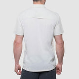 Kuhl Airspeed Men's Short-Sleeve Quick-Dry Travel Shirt rear view natural